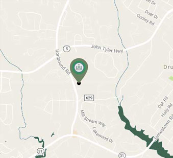 Location Map to Coleman Nursery